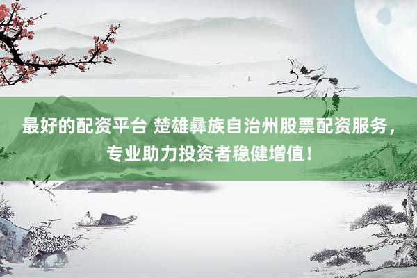 最好的配资平台 楚雄彝族自治州股票配资服务，专业助力投资者稳健增值！